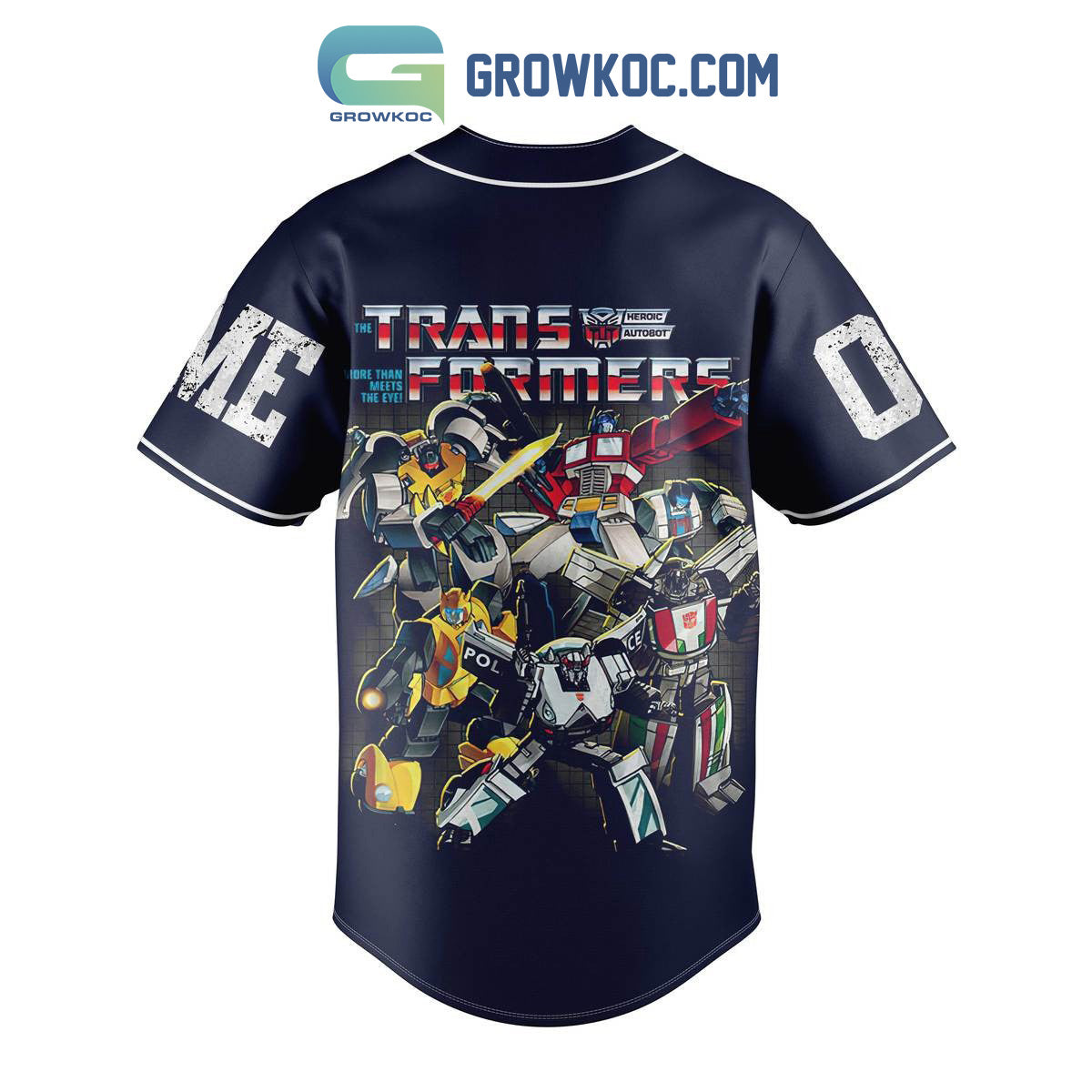 Transformers Autobots Cybertron 2023 Personalized Baseball Jersey