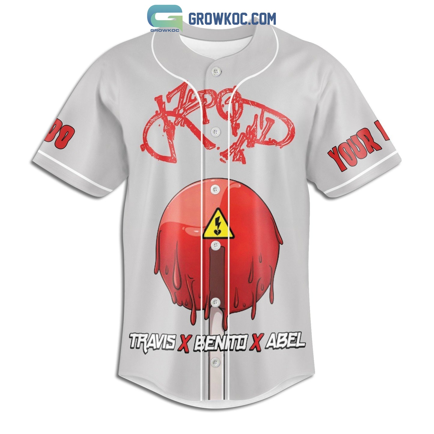 Travis Benito FT Abel Personalized Baseball Jersey