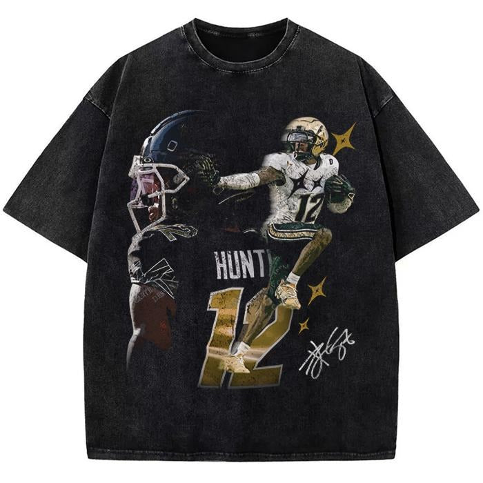 Travis Hunter Graphic Tee Bih You Thought Custom Graphic Football T-Shirt Hoodie, Sweatshirt | WearSparks.com
