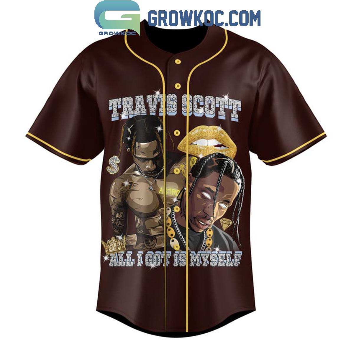 Travis Scott All I Got Is Myself Personalized Baseball Jersey