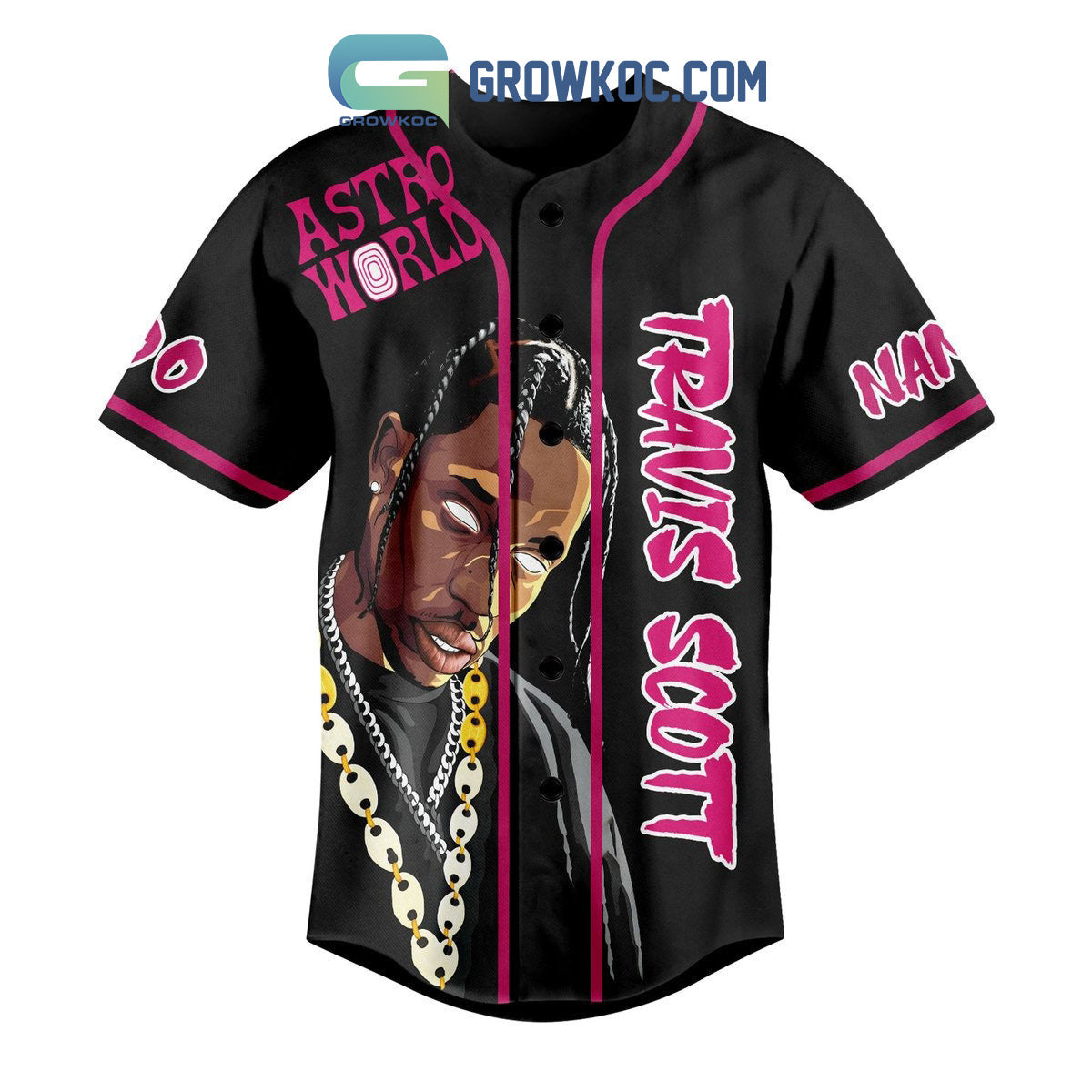 Travis Scott Astro World Its Lit Life A Btch And Mine_s A Movies Custom Baseball Jersey