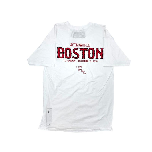 Travis Scott Astroworld Boston Tee White (93665-123) Men's Size S-XXL Hoodie, Sweatshirt | WearSparks.com
