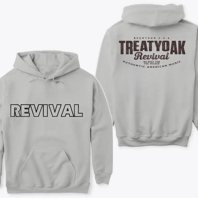 Treaty Oak Revival Boom Town USA No Rest for the Wicked Hoodie Sweatshirt T-shirt for Fans of the Band | WearSparks.com