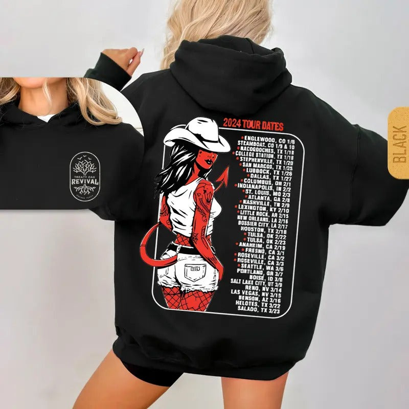 Treaty Oak Revival Tour T-Shirt, Sweatshirt, Hoodie 2 Sided Printed, Treaty Oak Revival Hoodie For Men And Women, Trendy...
