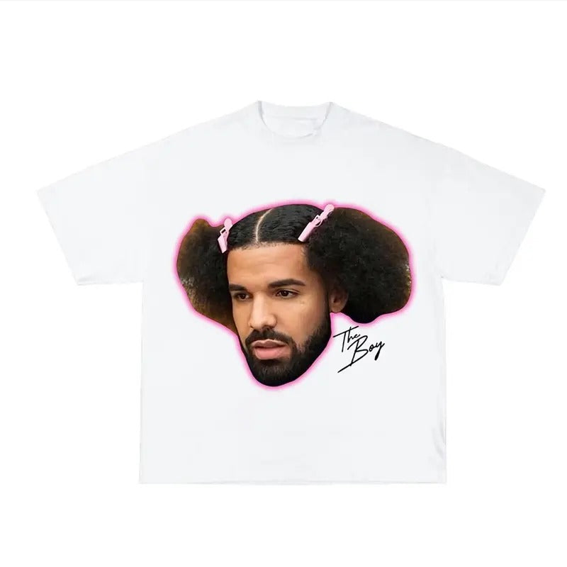 Trend Graphic Shirt Drake Pink Big Face Hoodie, Sweatshirt | WearSparks.com