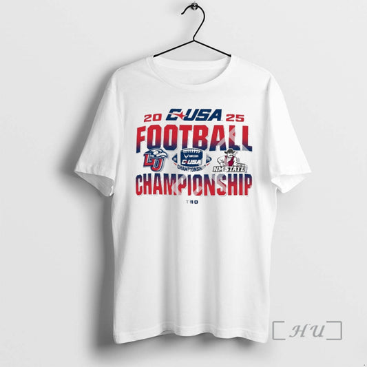 Trending 2025 Cusa Football Championship Champion Liberty Flames Vs New Mexico State Aggies Premium T-Shirts, Hoodie,...