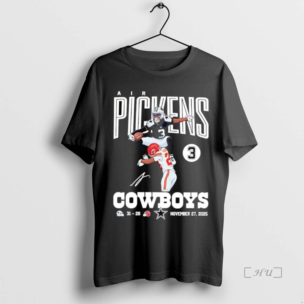 Trending Air Pickens Signature 2025 Dallas Cowboys Vs Chiefs T-Shirts, Hoodie, Sweatshirt | WearSparks.com