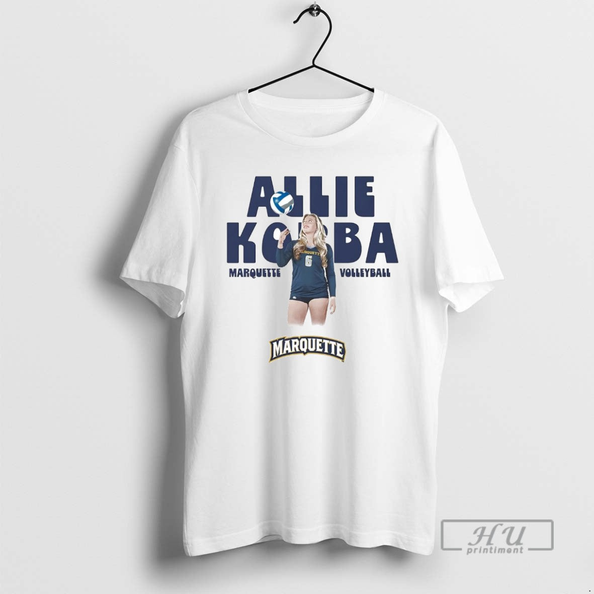 Trending Alexandra Korba Cartoon Marquette Volleyball T Shirts
