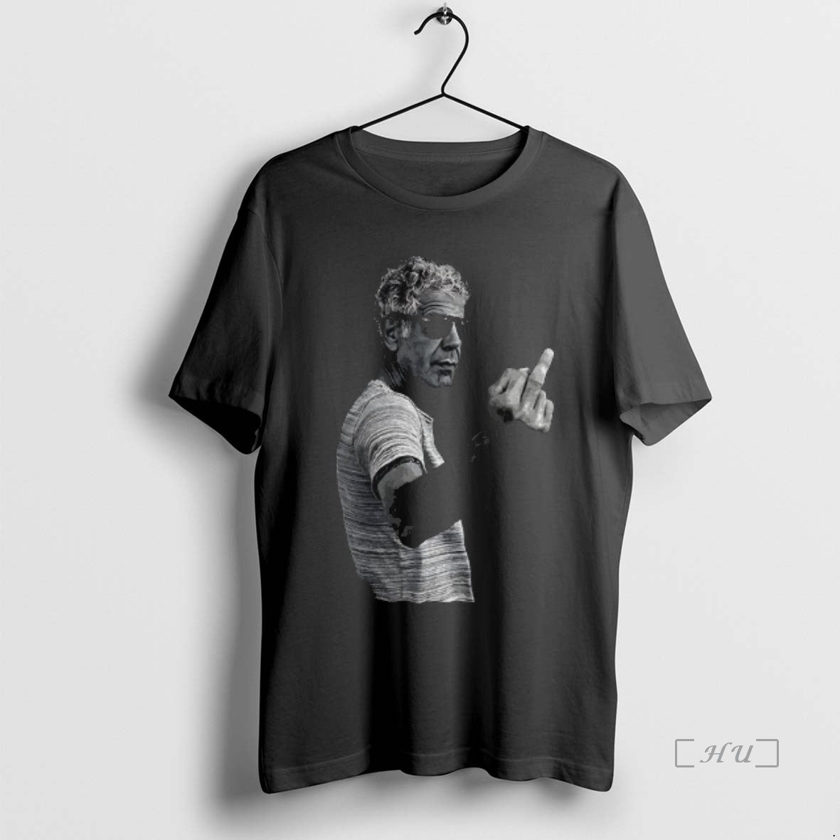 Trending Anthony Bourdain Middle Finger Photo Vintage T-Shirts, Hoodie, Sweatshirt | WearSparks.com