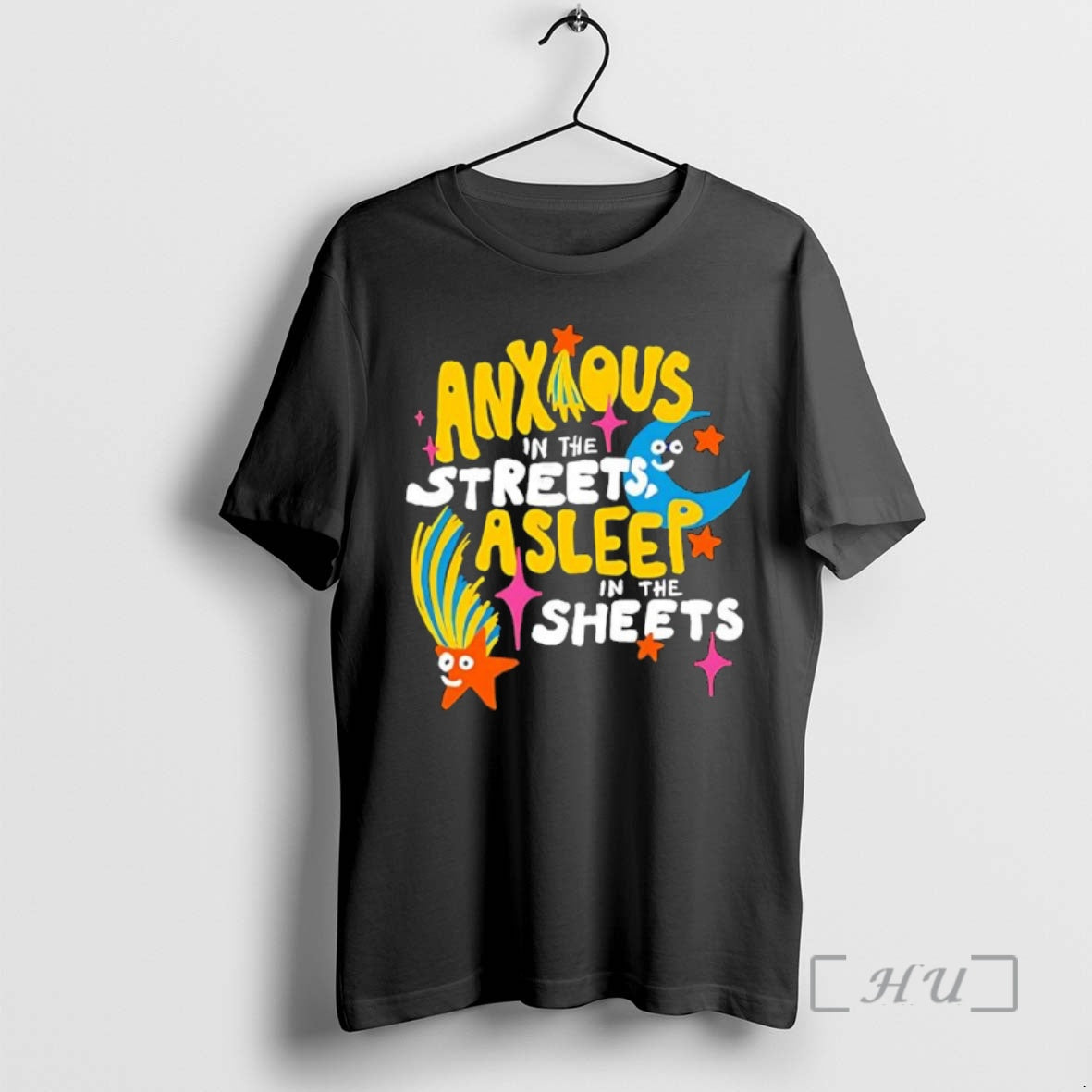Trending Anxious In The Streets Style 2025 Black T-Shirts, Hoodie, Sweatshirt | WearSparks.com