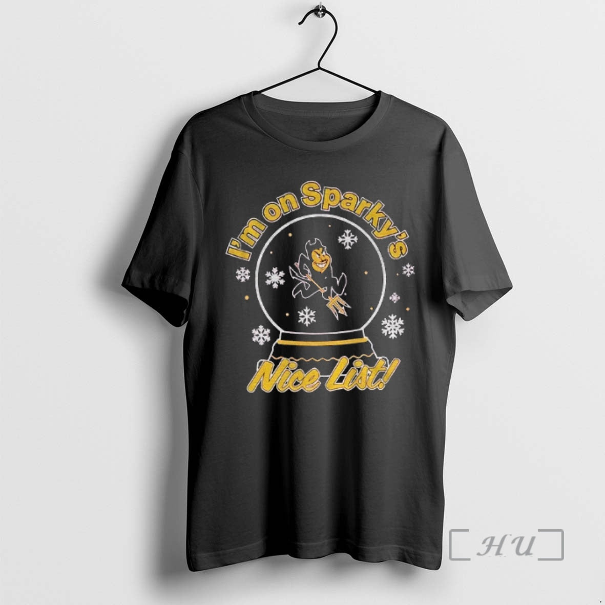 Trending Arizona State Sun Devils Football Im On Sparkys Nice List Premium T Shirts Sweater Hoodie, Sweatshirt