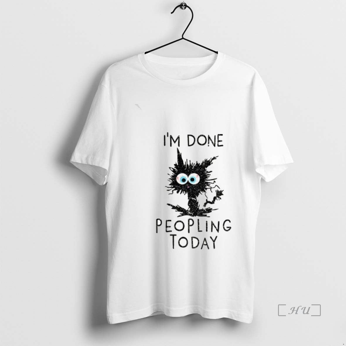 Trending Black Cat Im Done Peopling Today T-Shirts, Hoodie, Sweatshirt | WearSparks.com