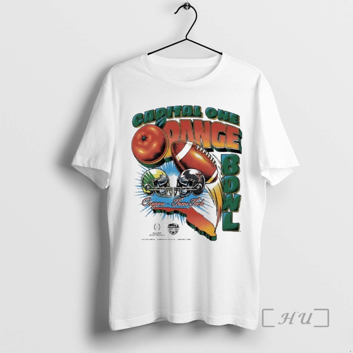 Trending Capital One Orange Bowl 2026 Oregon Vs Texas Tech Matchup Vintage Premium T Shirts Hoodie, Sweatshirt