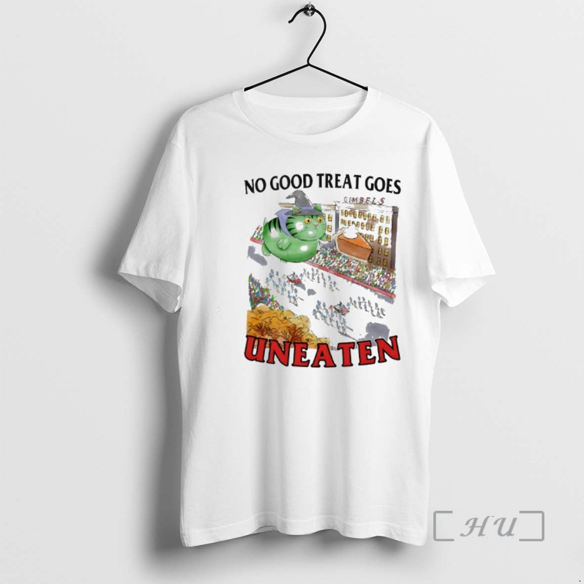 Trending Cat Thanksgiving Day Parade No Good Treat Goes Uneaten T-Shirts, Hoodie, Sweatshirt | WearSparks.com