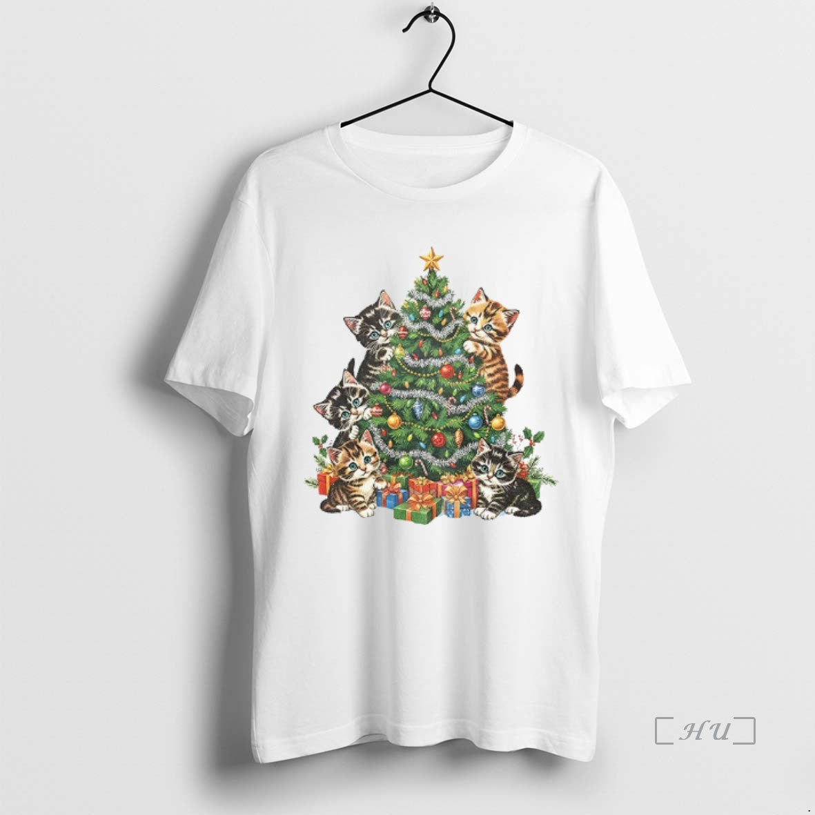 Trending Cat Lover Lady Christmas Tree Merry Christmas T-Shirts, Hoodie, Sweatshirt | WearSparks.com