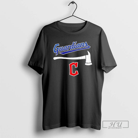 Trending Cleveland Guardians Firefighter Application 2 Sided T Shirts