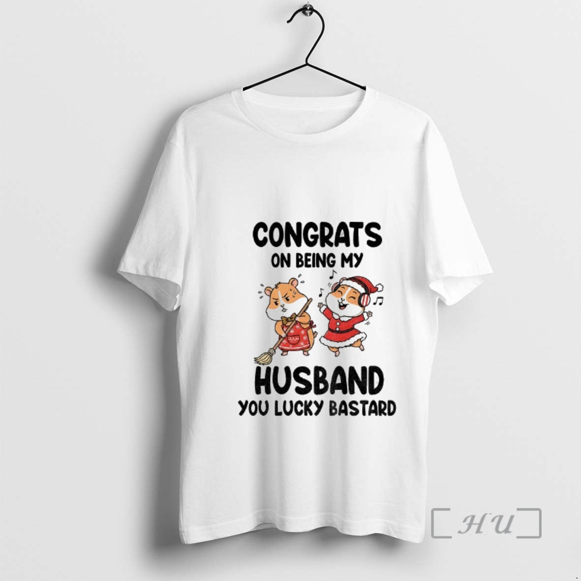 Trending Congrats On Being My Husband You Lucky Bastard T-Shirts, Hoodie, Sweatshirt | WearSparks.com