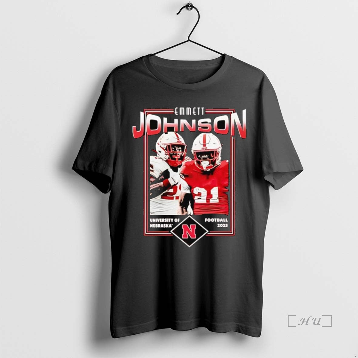 Trending Emmett Johnson Football Card 2025 Nebraska Cornhuskers T-Shirts, Hoodie, Sweatshirt | WearSparks.com