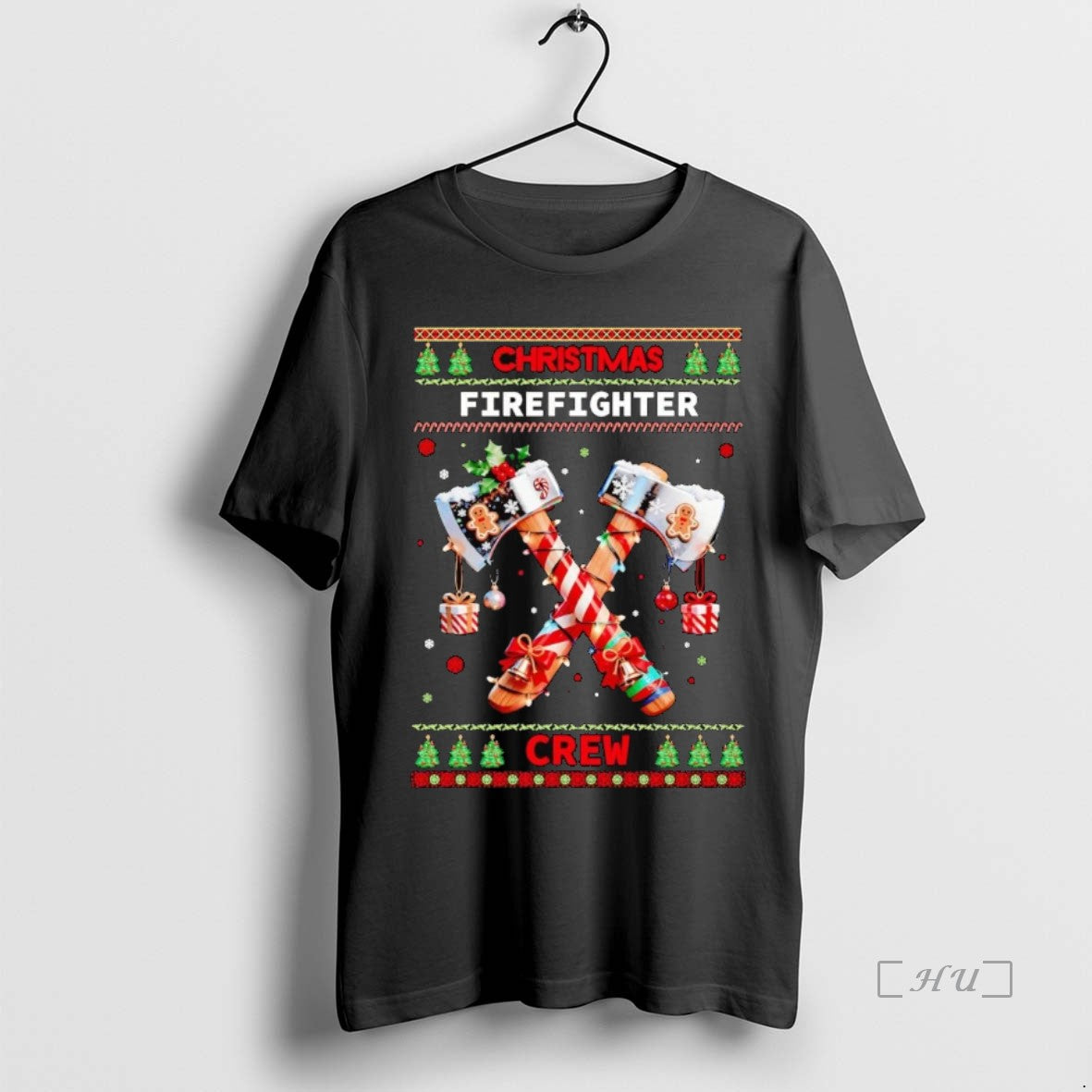Trending Firefighter Crew Ugly Christmas T-Shirts, Hoodie, Sweatshirt | WearSparks.com
