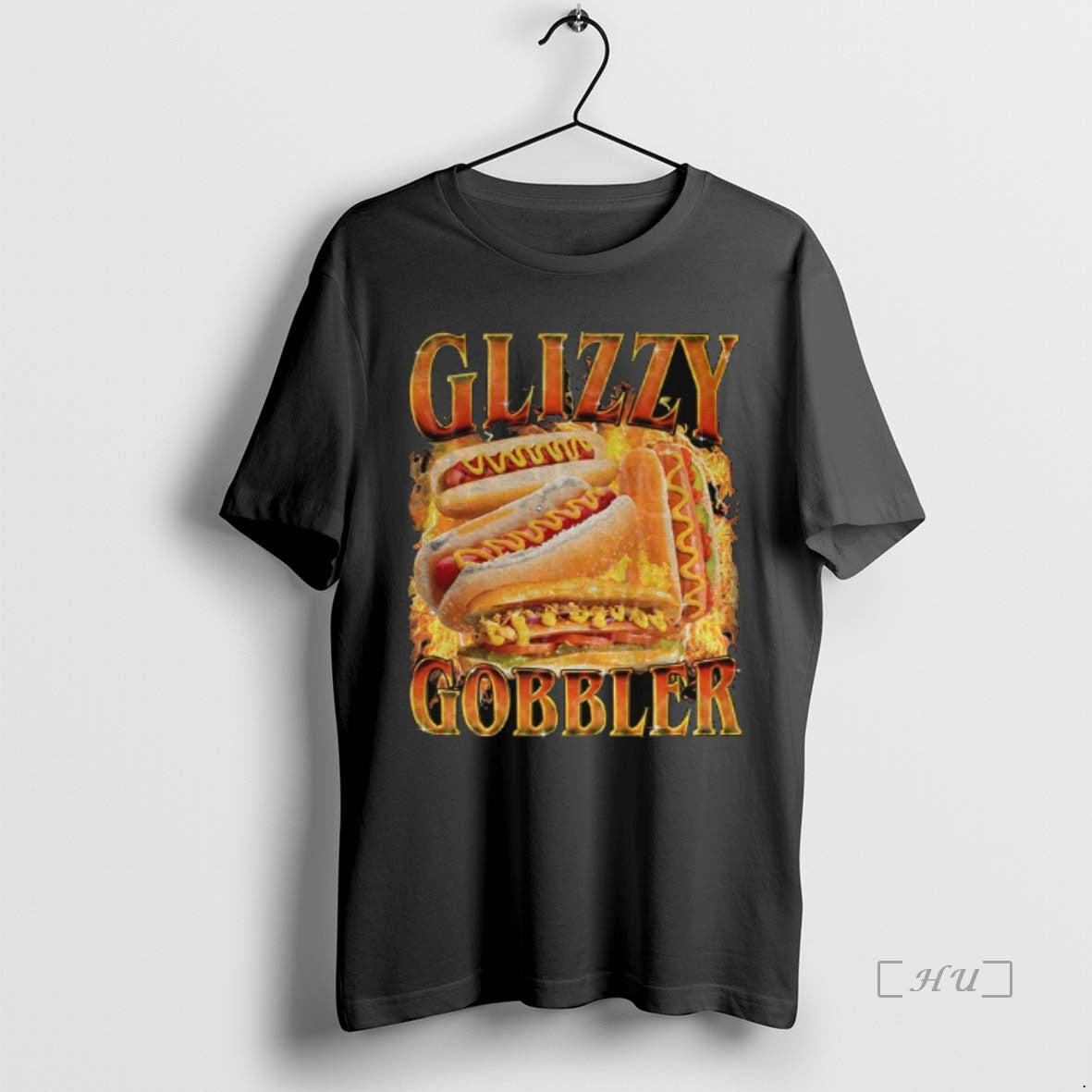 Trending Glizzy Gobbler Faded Hot Dog Funny Meme T-Shirts, Hoodie, Sweatshirt | WearSparks.com