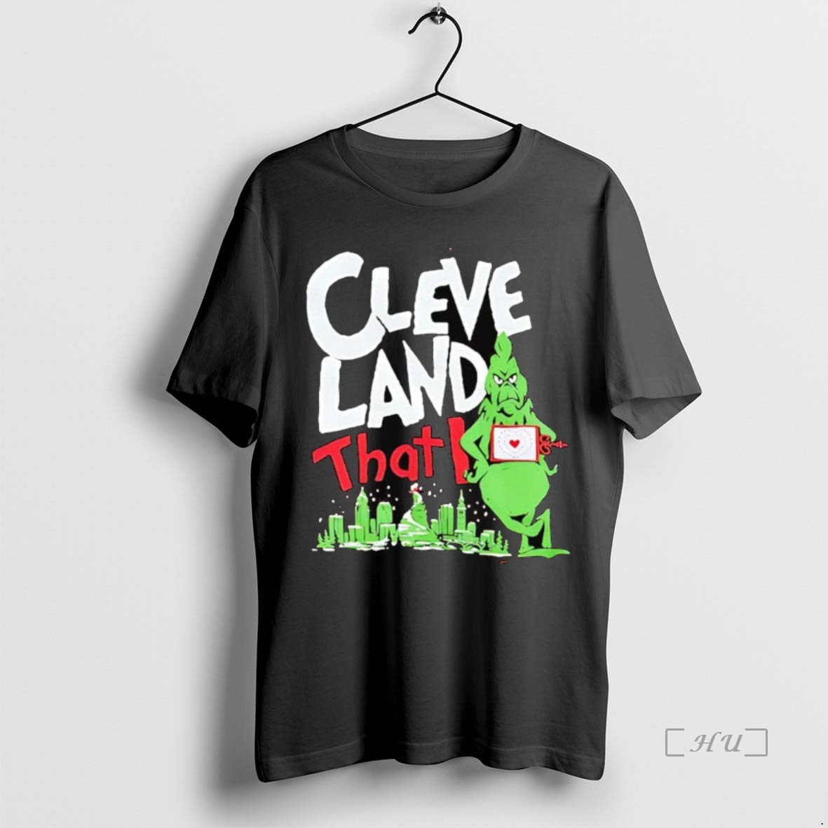 Trending Grinch Cleveland That I Love Christmas T-Shirts, Hoodie, Sweatshirt | WearSparks.com