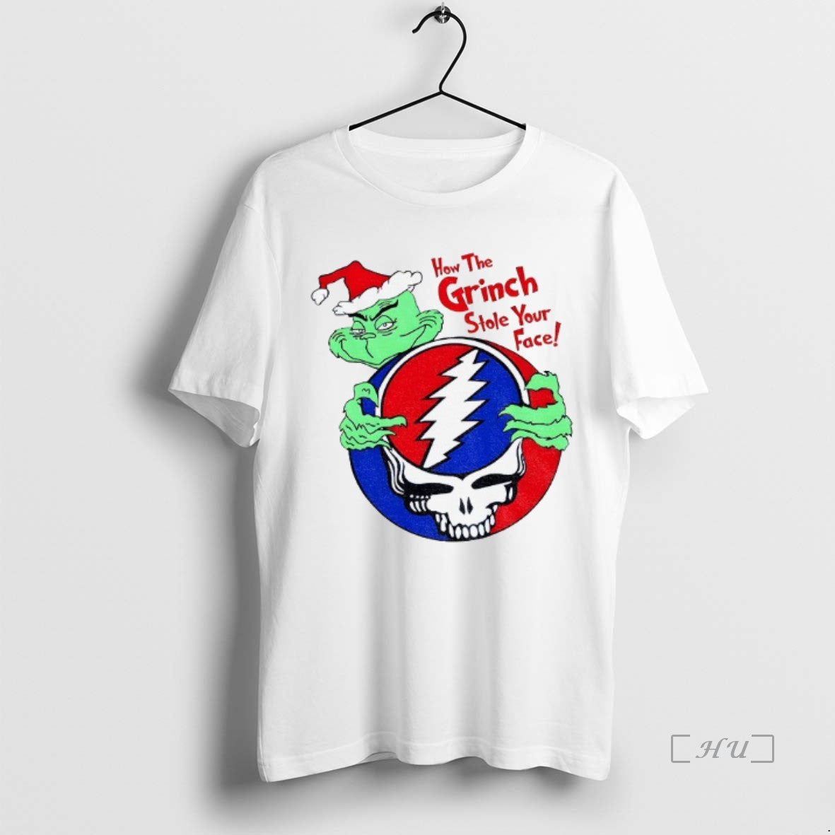 Trending Grinch How The Grinch Stole Your Face Grateful Dead Merry Christmas Premium T Shirts Hoodie, Sweatshirt