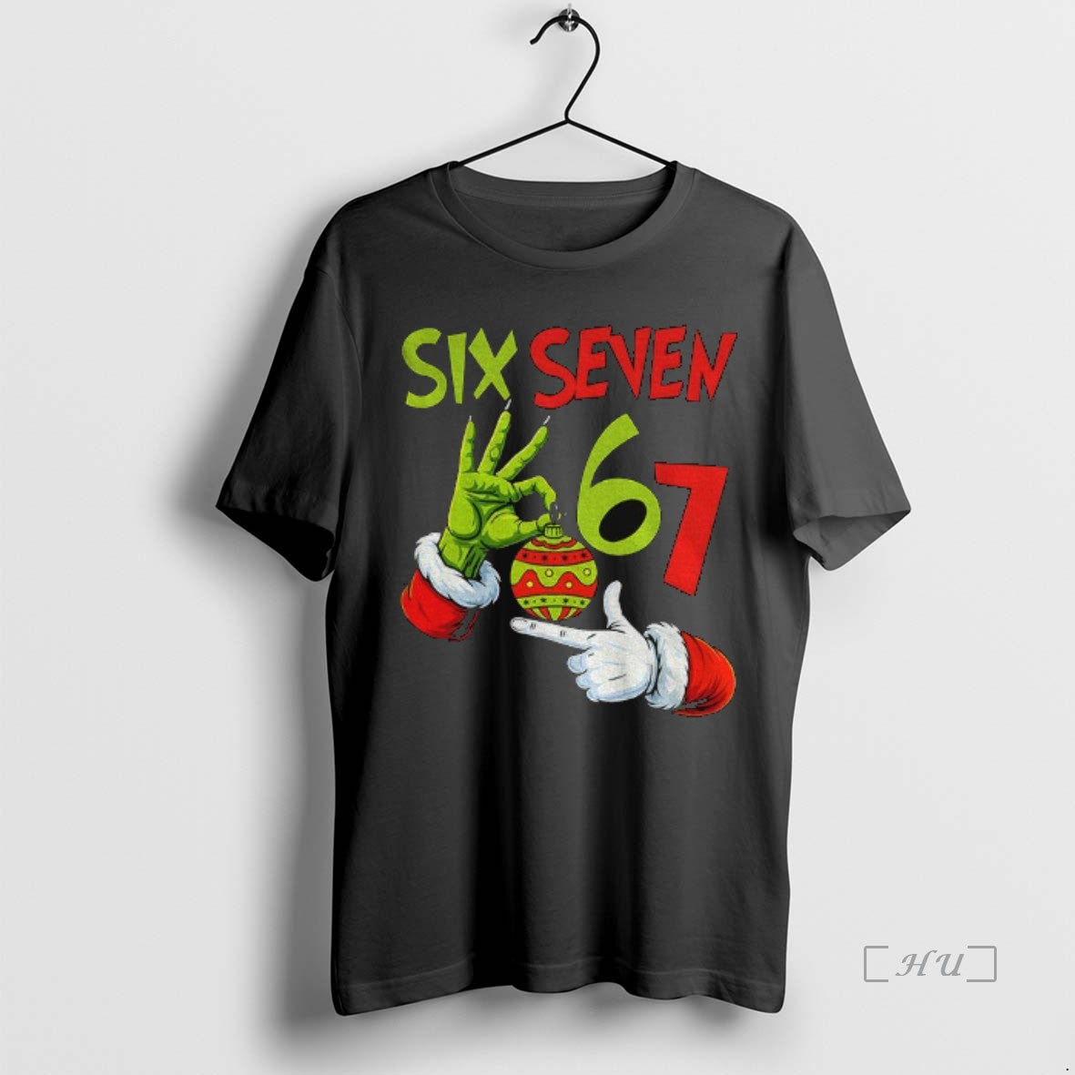 Trending Grinch Six Seven Meme Christmas Bauble Merry Christmas T-Shirts, Hoodie, Sweatshirt | WearSparks.com