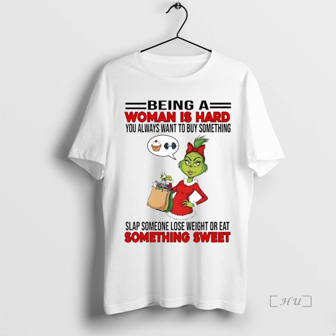 Trending Grinch Being A Woman Is Hard Something Sweet Christmas T-Shirts, Hoodie, Sweatshirt | WearSparks.com