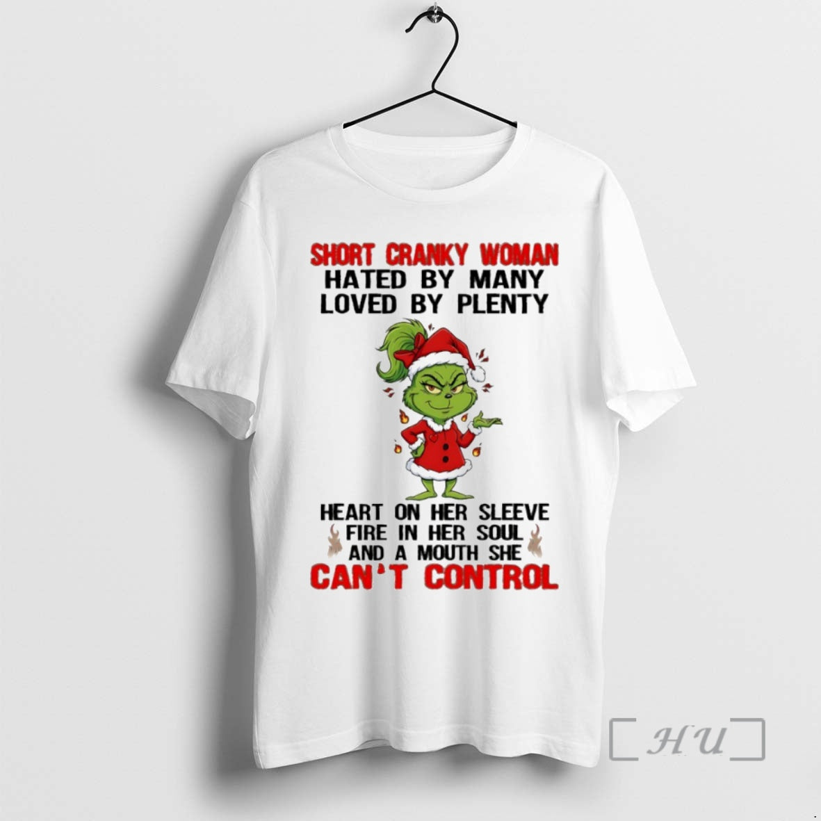 Trending Grinch Short Cranky Woman Hated By Many Loved By Plenty Circle Premium T Shirts Hoodie, Sweatshirt | WearSparks.com