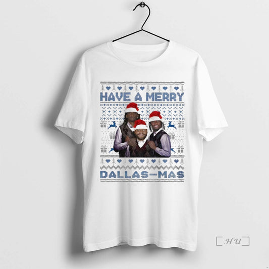 Trending Have A Merry Dallas Mas Ceedee Lamb Dak Prescott George Pickens Football Ugly Xmas T-Shirts, Hoodie, Sweatshirt