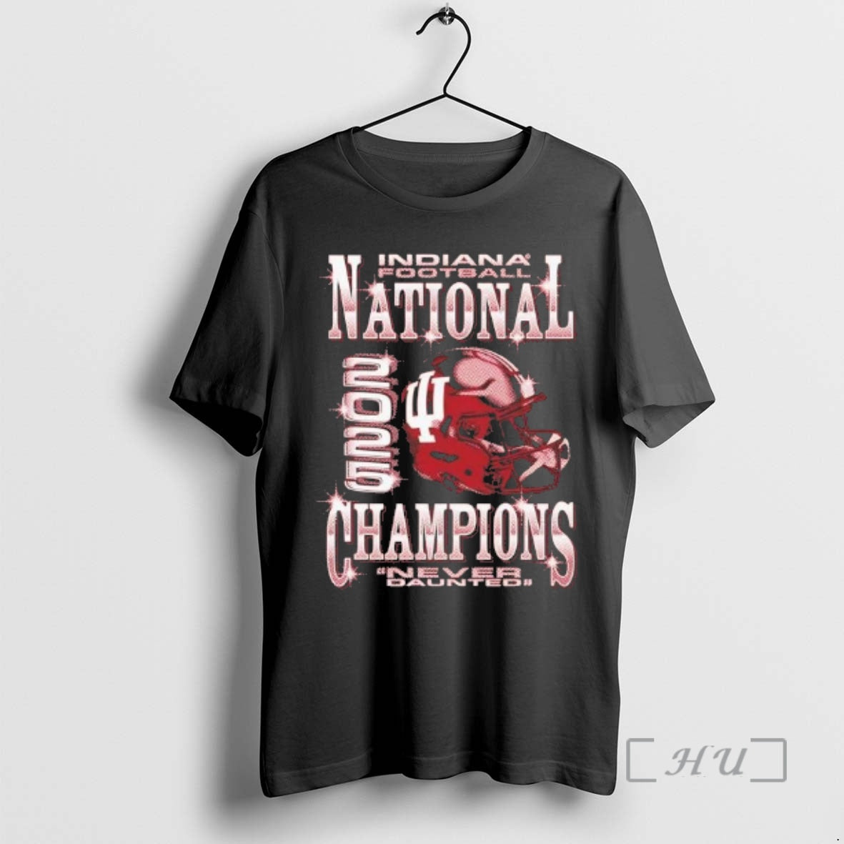 Trending Indiana Football 2025 Cfp National Champions Never Daunted Helmet T-Shirts, Hoodie, Sweatshirt | WearSparks.com