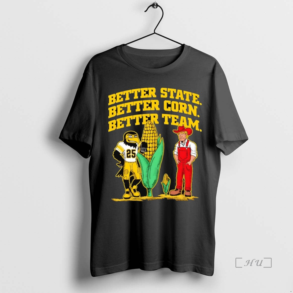 Trending Iowa Hawkeyes Vs Nebraska Cornhuskers Better State Better Corn Better Team Premium T Shirts Hoodie, Sweatshirt