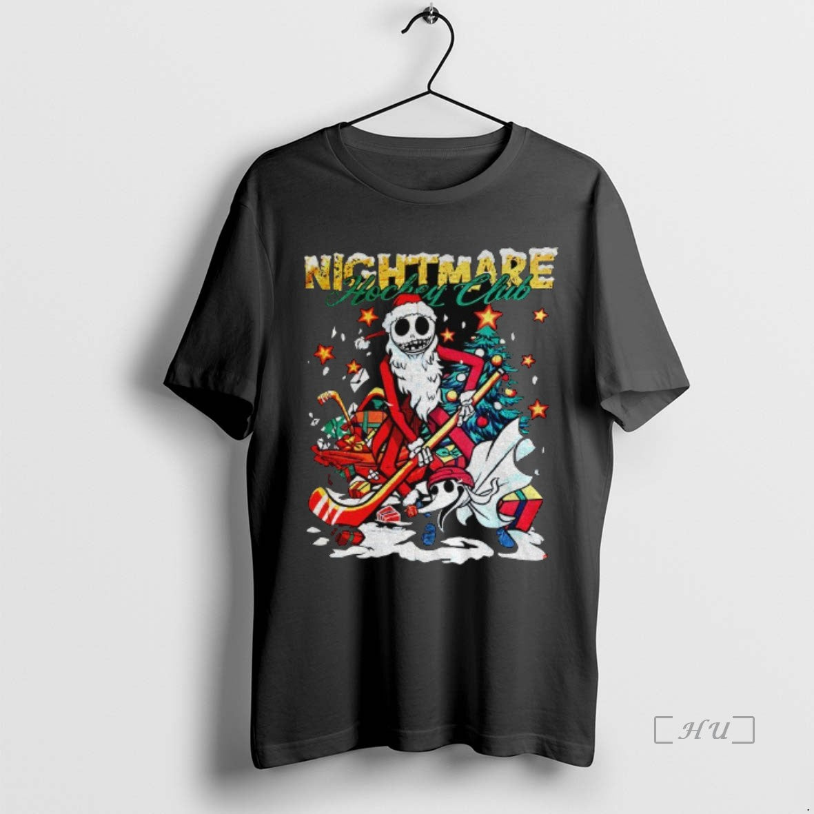 Trending Jack Skellington And Zero The Nightmare Before Christmas Nightmare Hockey Cub Premium T Shirts Hoodie, Sweatshirt