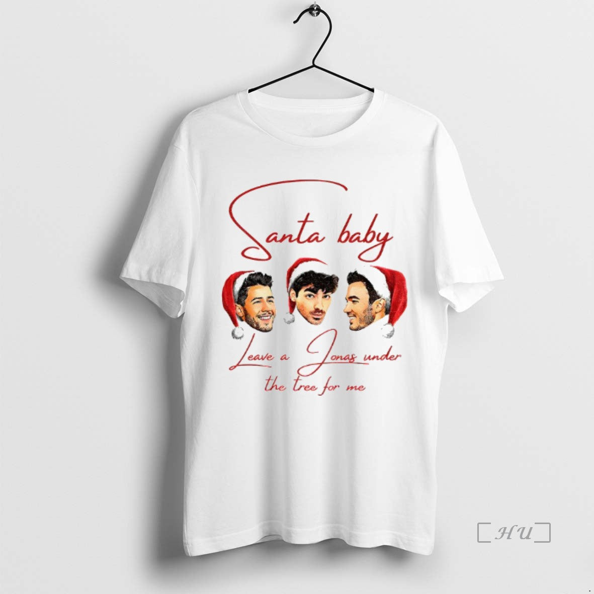Trending Jonas Bros Santa Baby Christmas Leave A Jonas Under The Tree For Me Premium T-Shirts, Hoodie, Sweatshirt