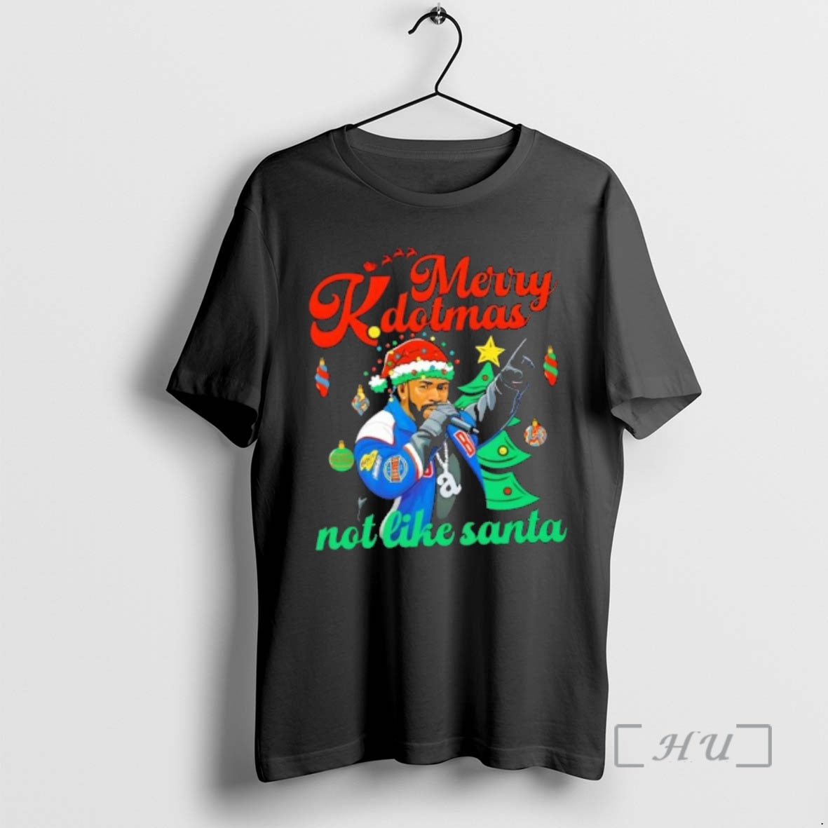 Trending Kendrick Lamar Merry Kdotmas Not Like Santa T-Shirts, Hoodie, Sweatshirt | WearSparks.com