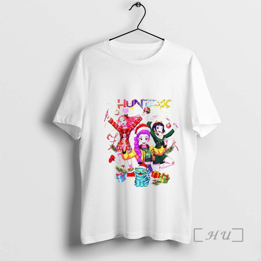 Trending Kpop Demon Huntrix Girls Merry Xmas Merry Christmas T-Shirts, Hoodie, Sweatshirt | WearSparks.com