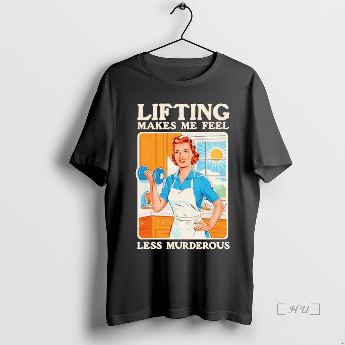 Trending Lifting Makes Me Feel Less Murderous T-Shirts, Hoodie, Sweatshirt | WearSparks.com
