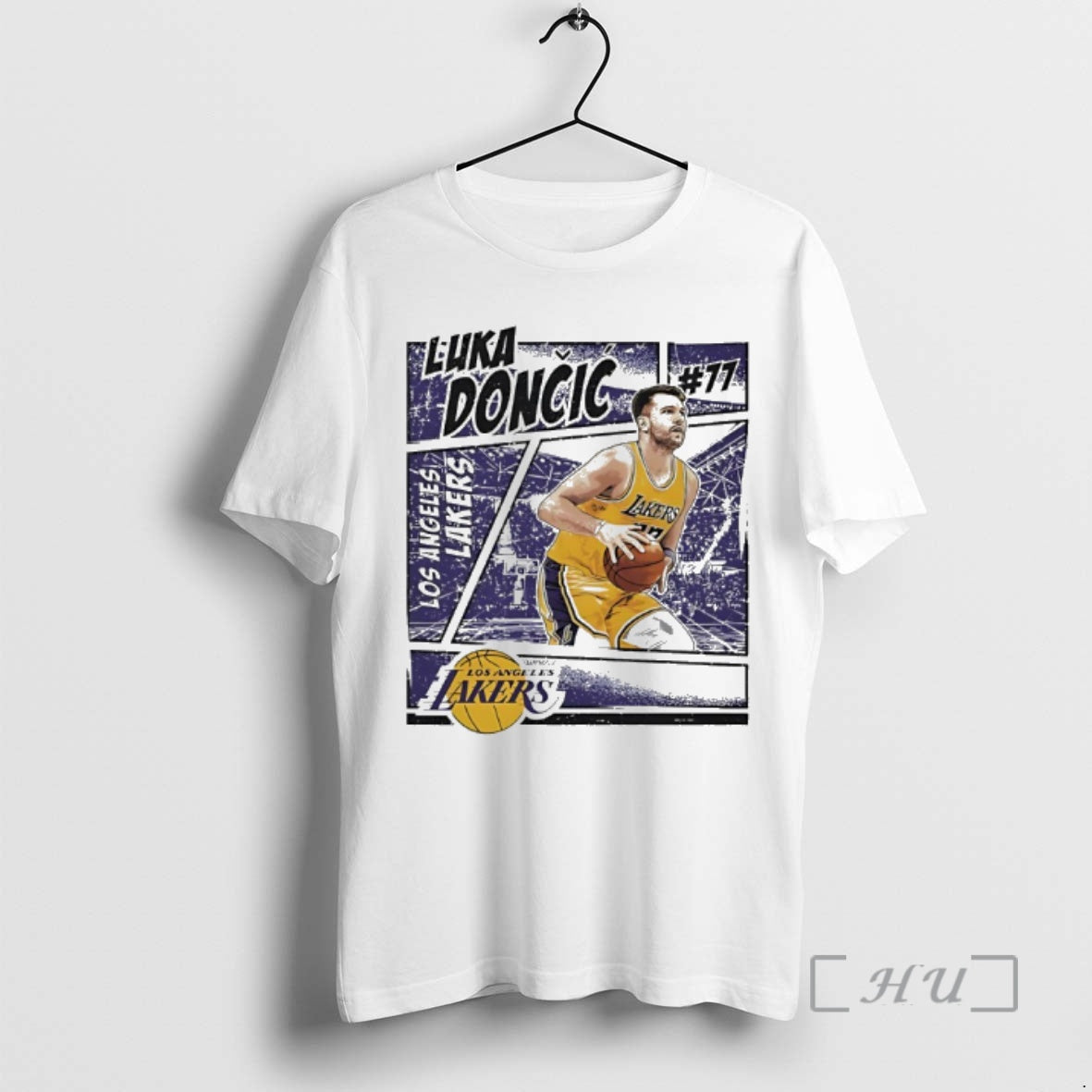 Trending Luka Doncic 77 Los Angeles Lakers Graphic Comic T-Shirts, Hoodie, Sweatshirt | WearSparks.com