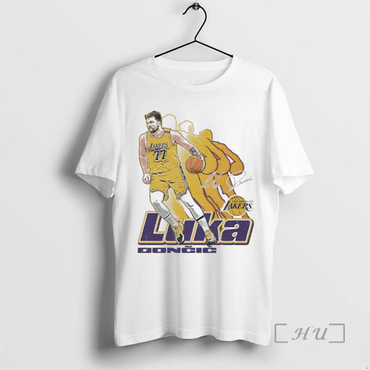 Trending Luka Doncic Los Angeles Lakers Nba Player Signature Retro T-Shirts, Hoodie, Sweatshirt | WearSparks.com