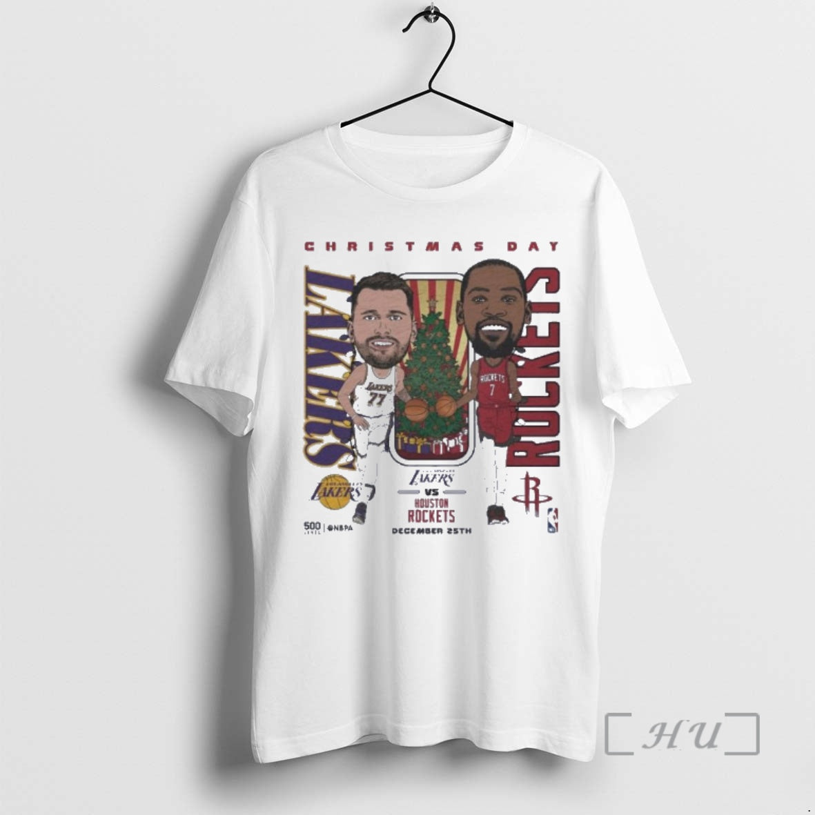 Trending Luka Doncic Vs Kevin Durant 2025 Nba Christmas Day Match Up Premium T Shirts Hoodie, Sweatshirt | WearSparks.com