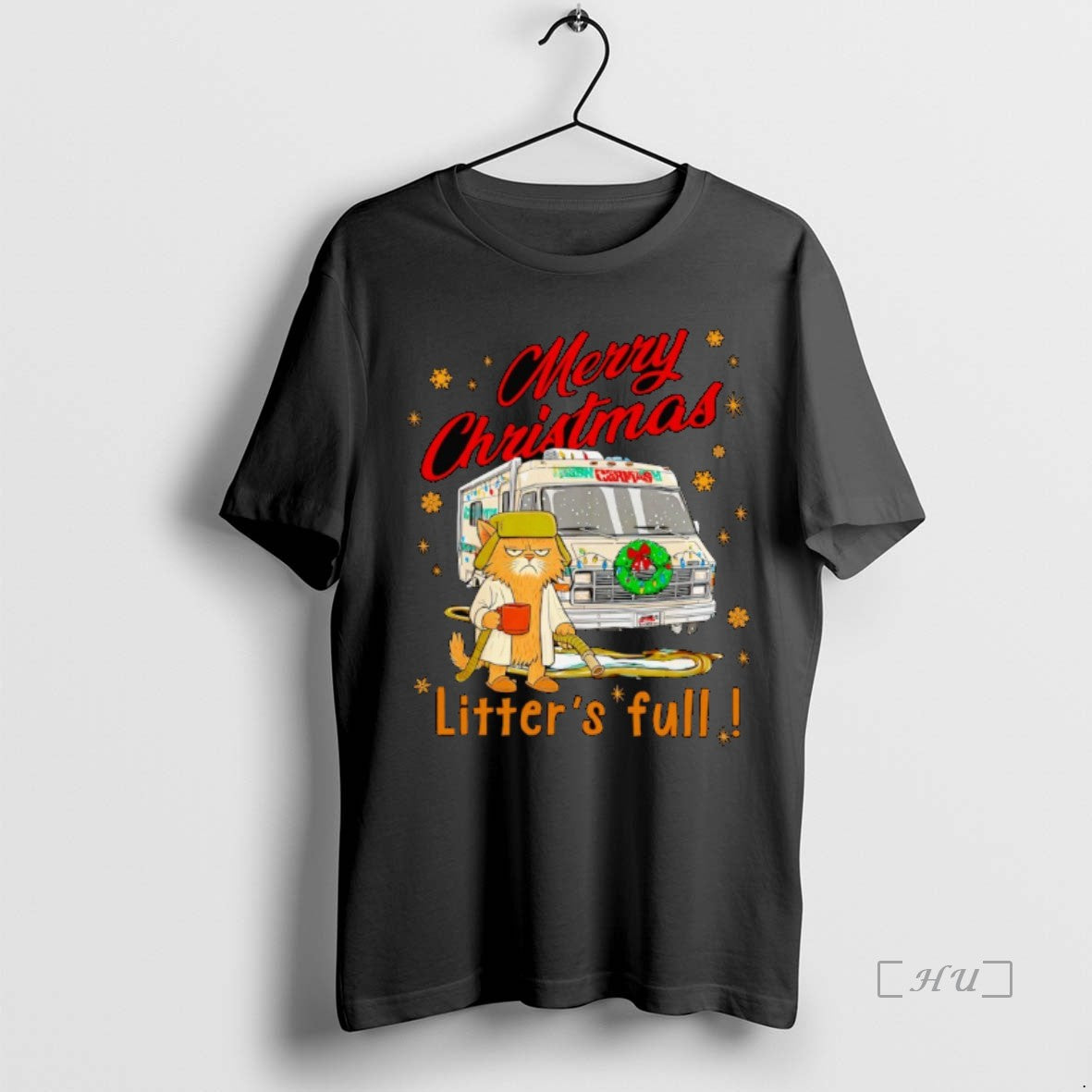 Trending Merry Christmas Litters Full Funny Cat T-Shirts, Hoodie, Sweatshirt | WearSparks.com