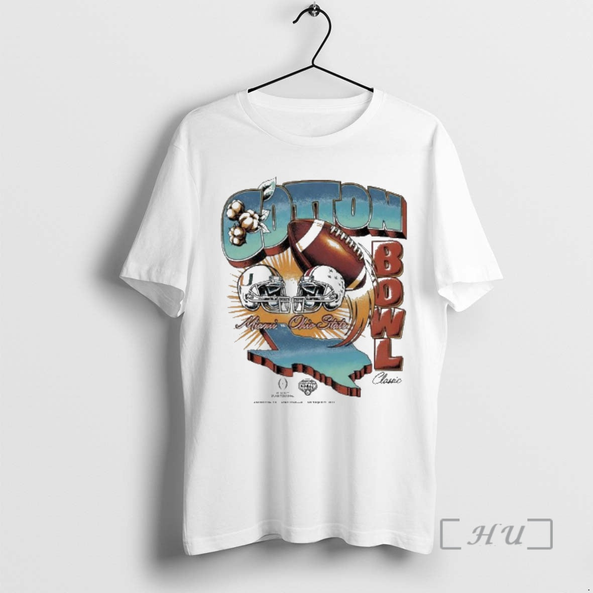 Trending Miami Vs Ohio State 2025 Cotton Bowl Classic Matchup Vintage Premium T Shirts Sweater Hoodie, Sweatshirt