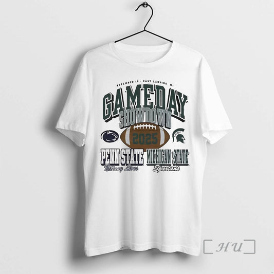 Trending Michigan State Spartans Vs Penn State Nittany Lions 2025 Gameday Showdown Premium T Shirts Hoodie, Sweatshirt
