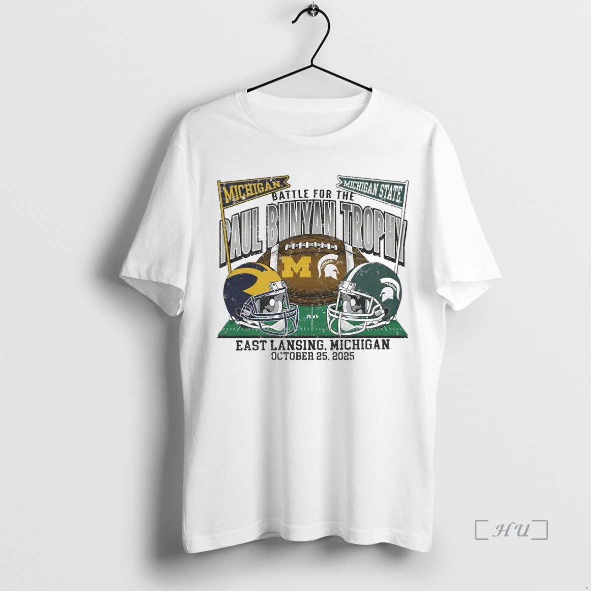 Trending Michigan State Spartans Vs Wolverines 2025 Battle For The Paul Bunyan Trophy Premium T-Shirts, Hoodie, Sweatshirt