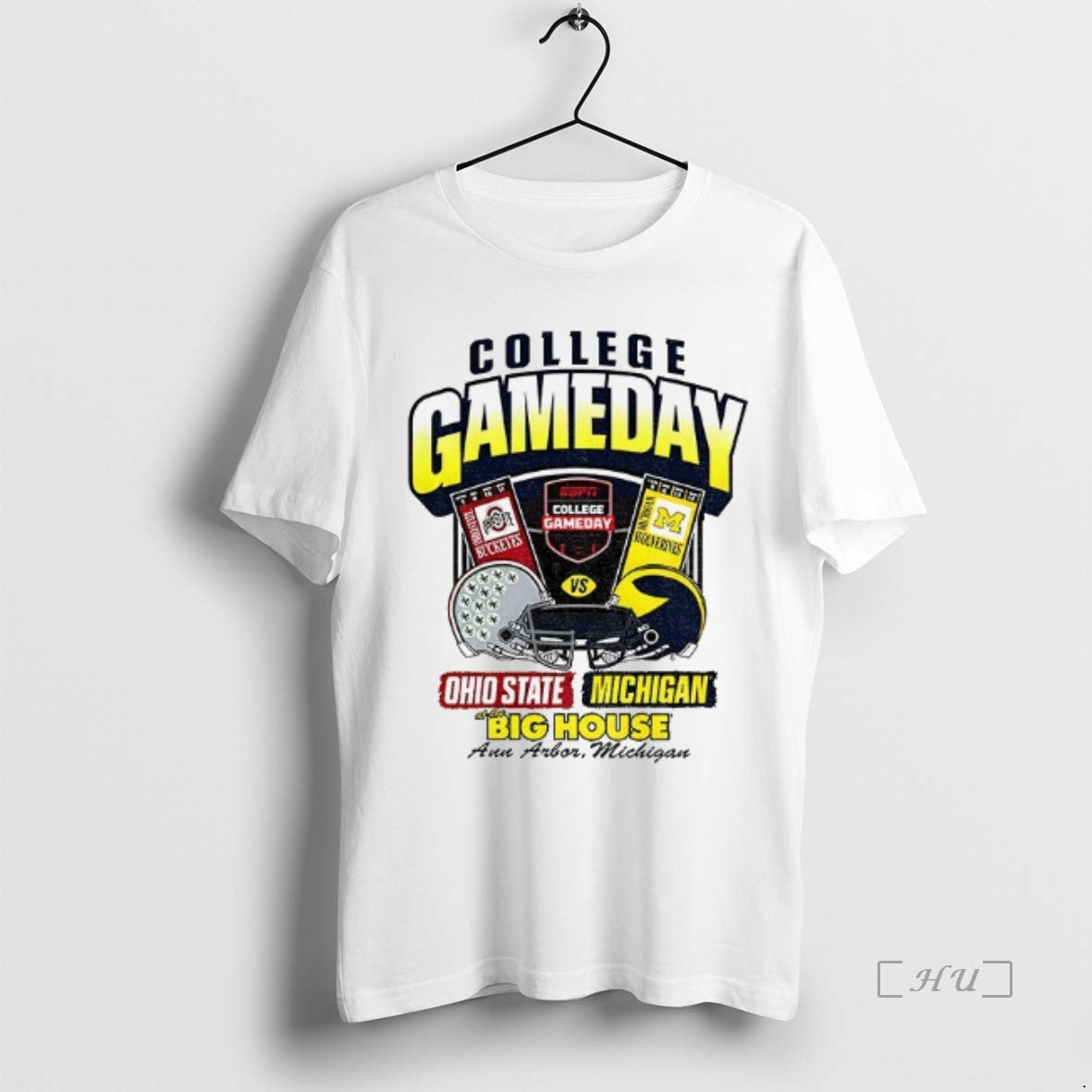 Trending Michigan Wolverines Ivory College Gameday Vs Ohio State Big House Premium T Shirts Sweater Hoodie, Sweatshirt