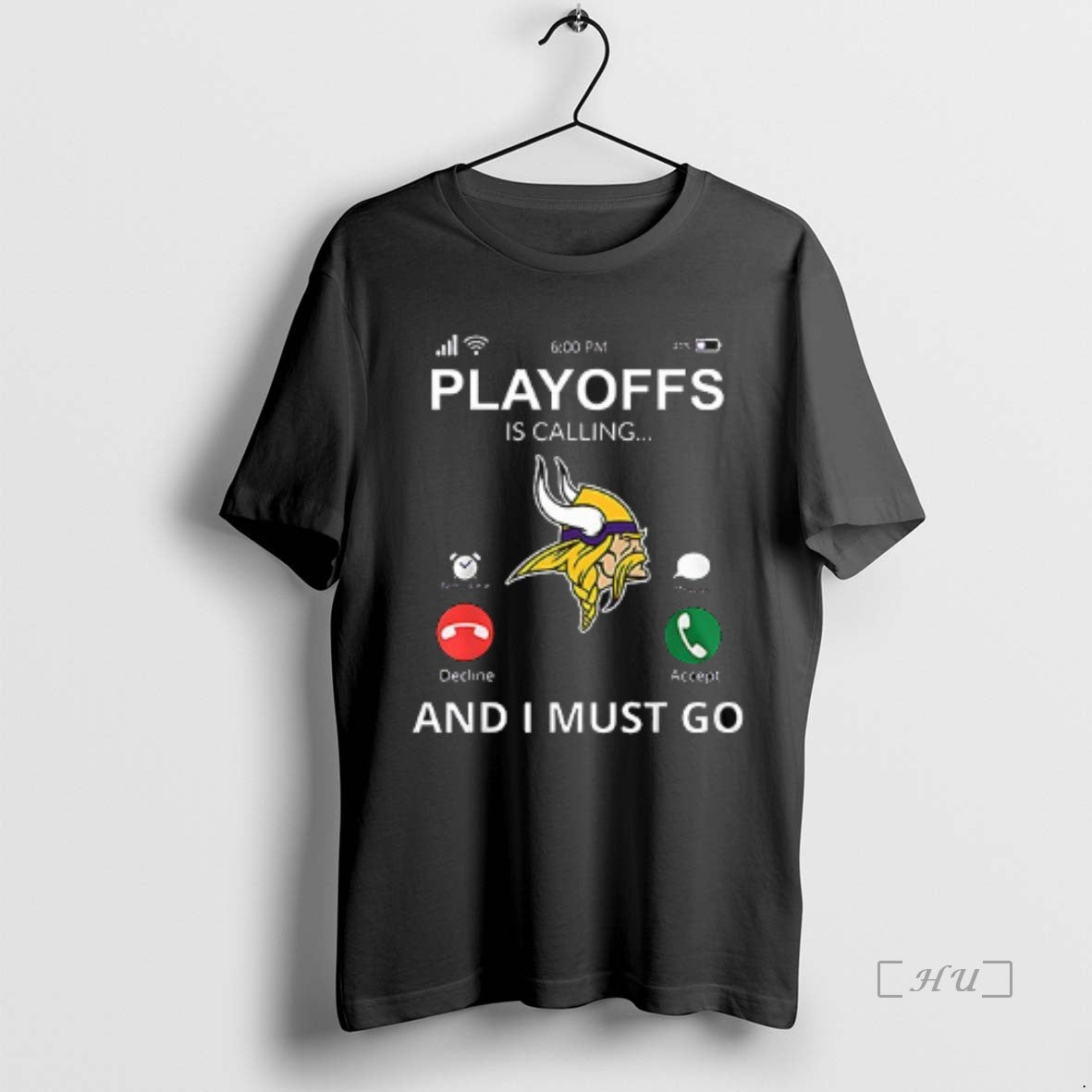 Trending Minnesota Vikings Playoffs Is Calling And I Must Go Double Sided Graphic Premium T-Shirts, Hoodie, Sweatshirt