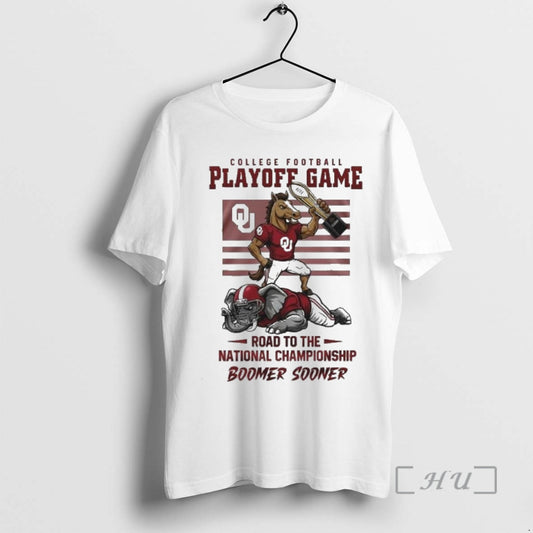Trending Oklahoma Sooners Ncaa College Football Playoff Game Road To The National Championship Boomer Sooner T-Shirts,...