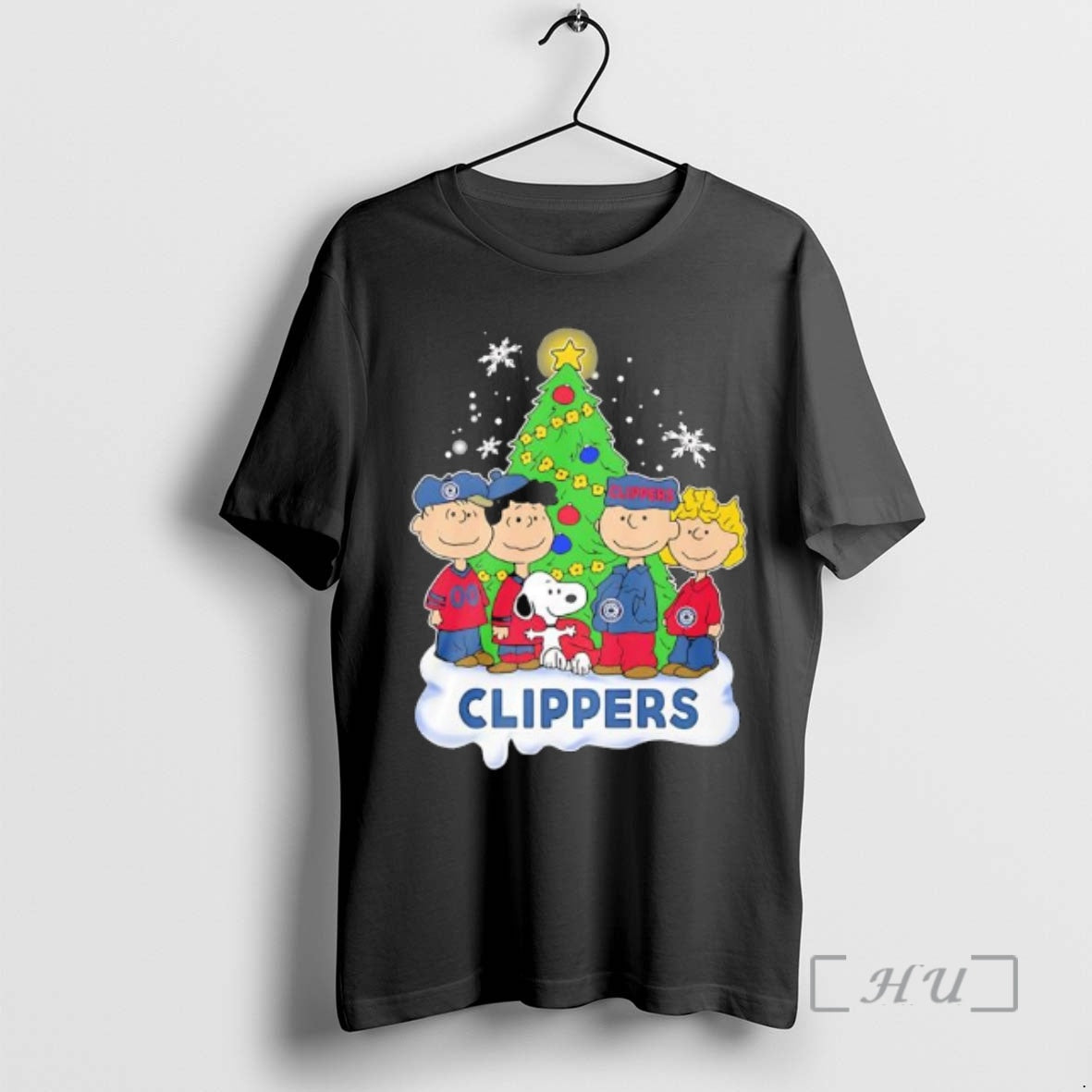 Trending Peanuts Comic Christmas Tree In La Clippers Graphic T-Shirts, Hoodie, Sweatshirt | WearSparks.com
