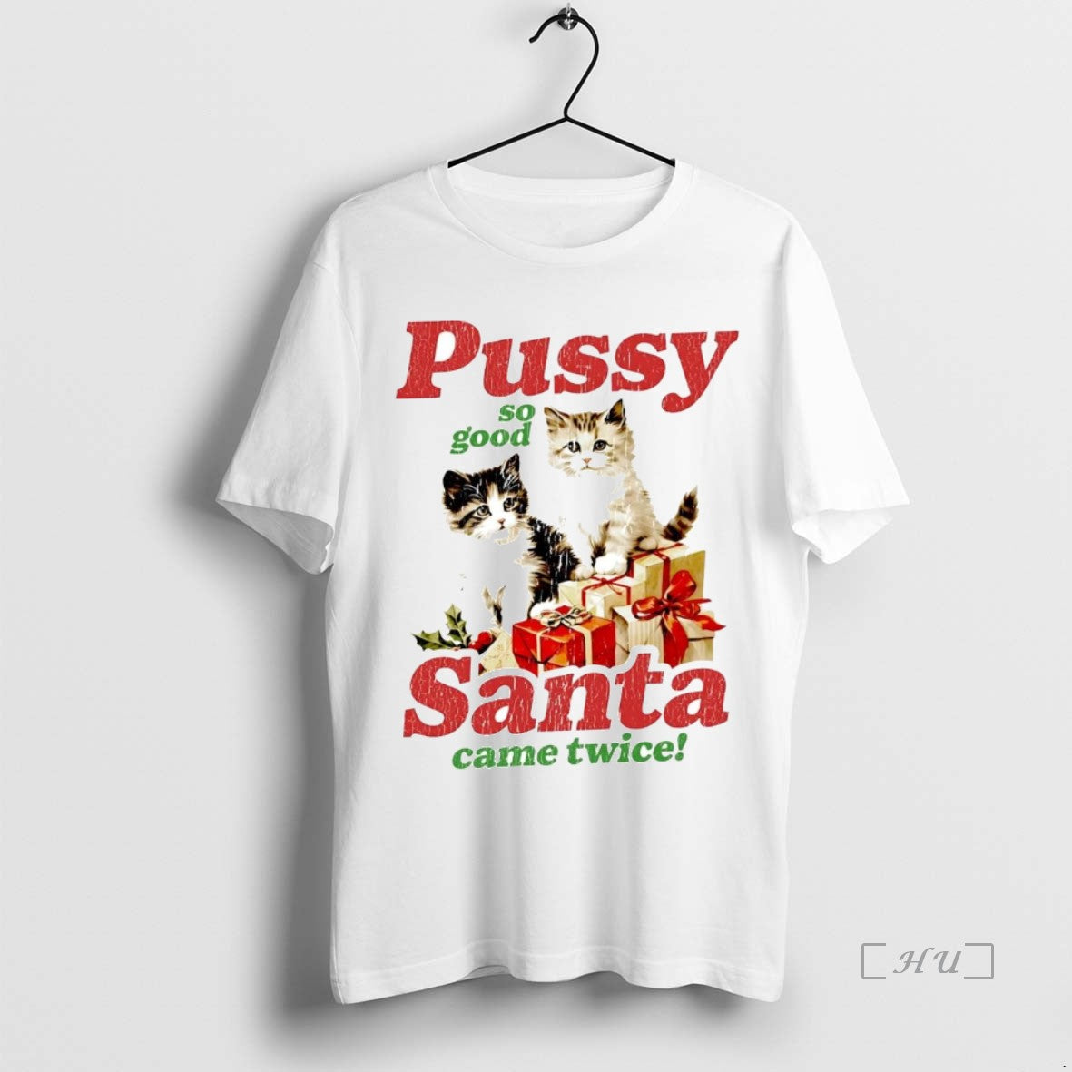 Trending Pussy So Good Santa Came Twice Christmas T-Shirts, Hoodie, Sweatshirt | WearSparks.com