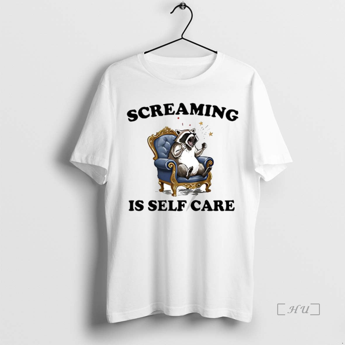 Trending Raccoon Screaming Is Self Care T-Shirts, Hoodie, Sweatshirt | WearSparks.com